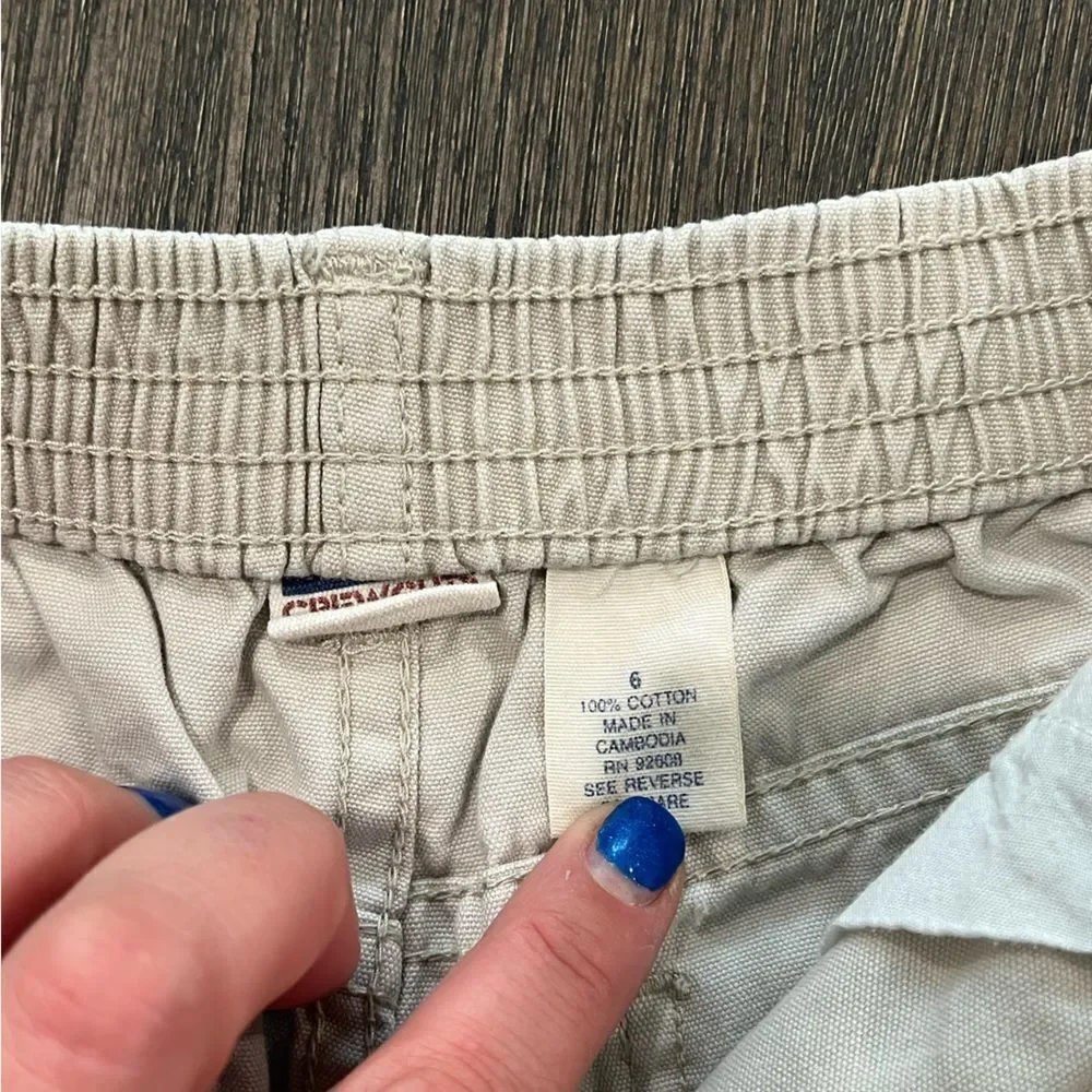 Crewcuts Boys Tan Cargo Shorts - Size 6